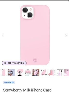 Velvet Caviar - strawberry milk case